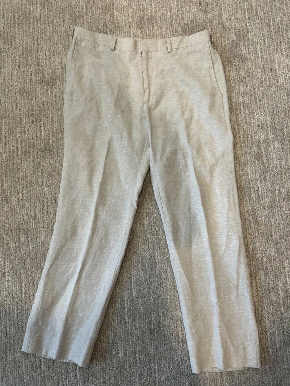 Cubavera Delave Linen Flat Front Pant size 34x32